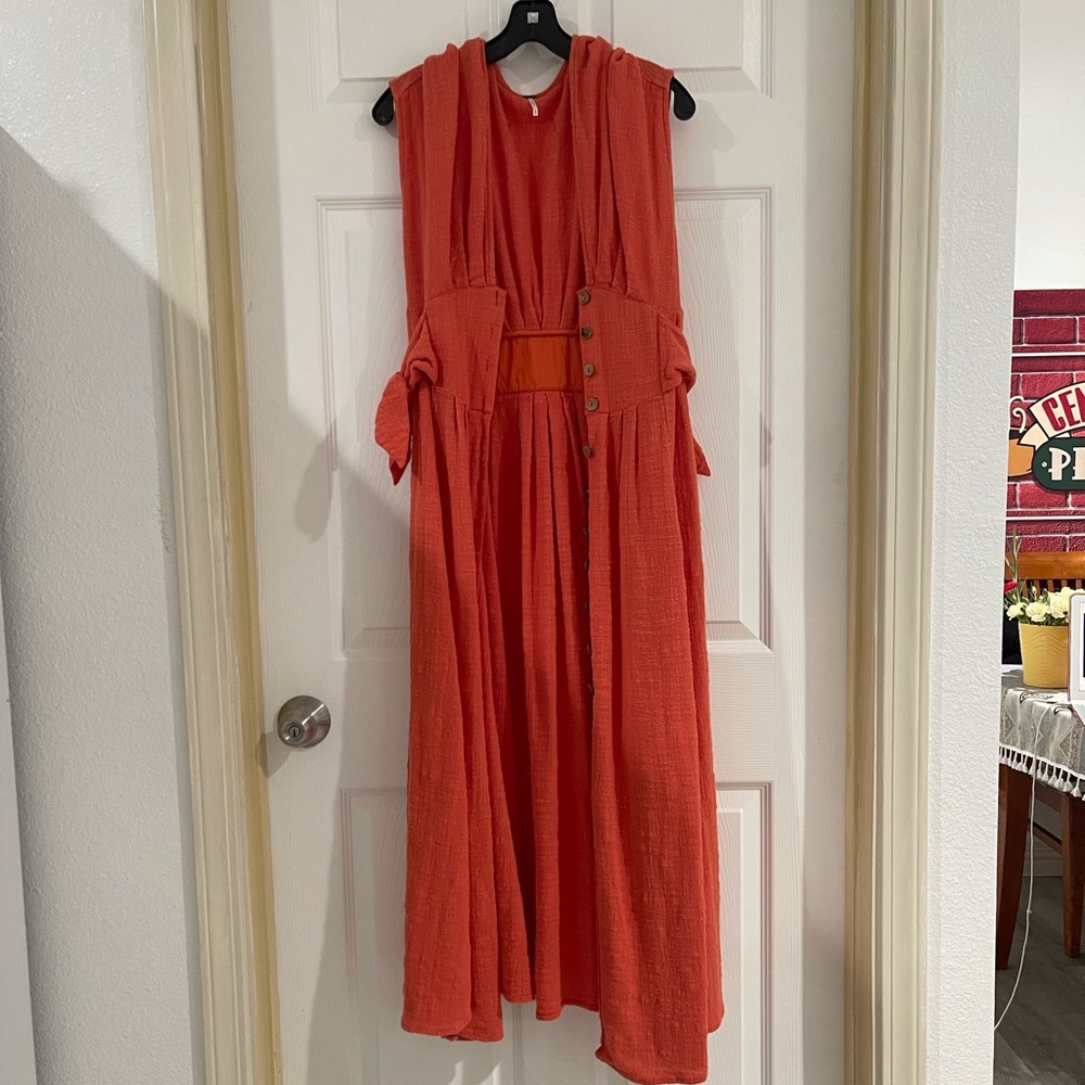 *SOLD* Free People cotton Jancita Midi Dress